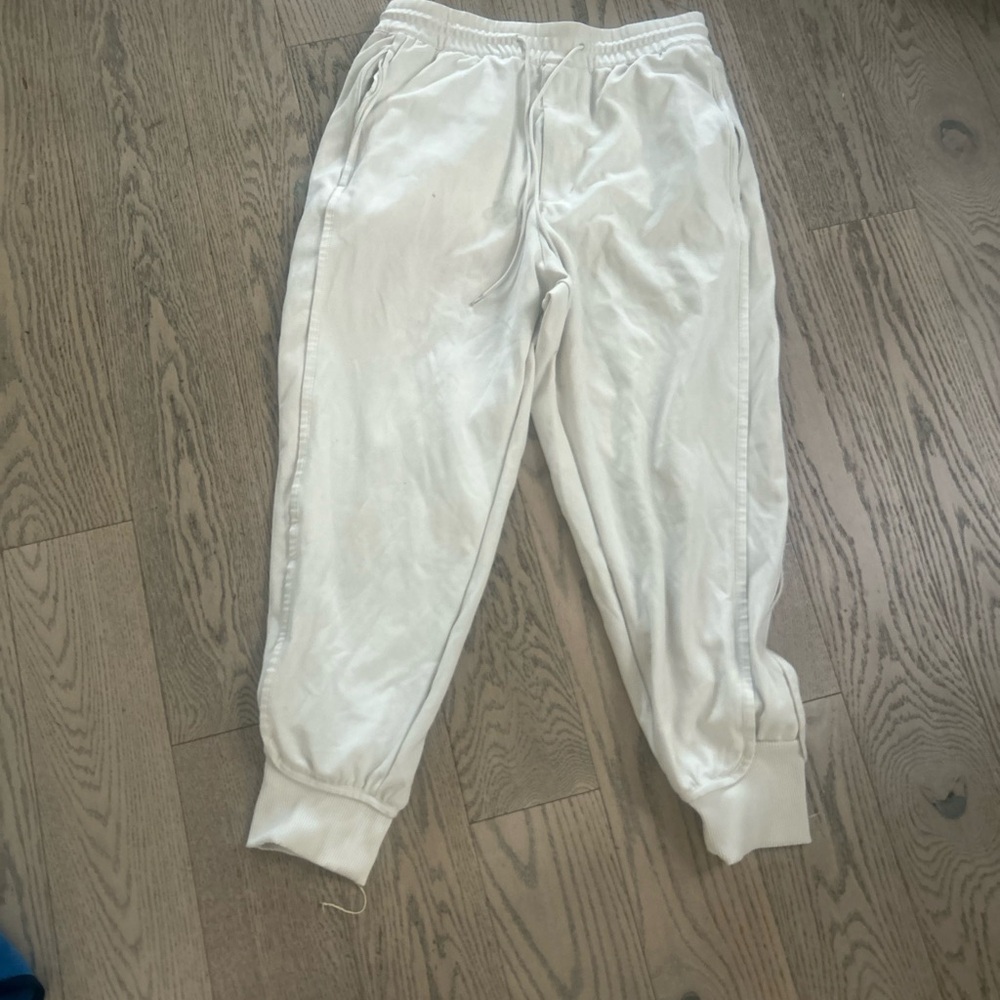 Y-3 Stylish White Jogger Pants